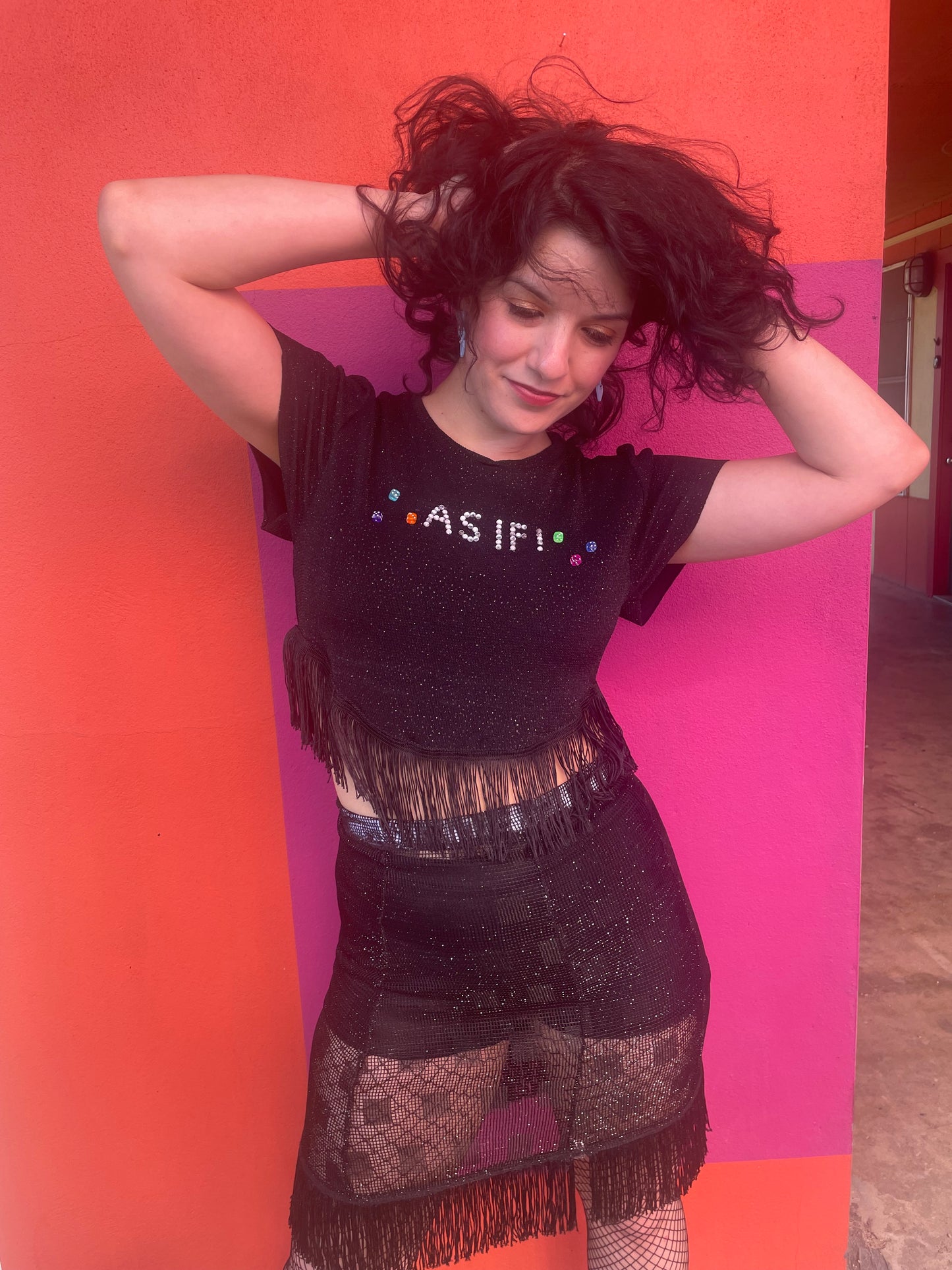 "AS IF" fringe crop